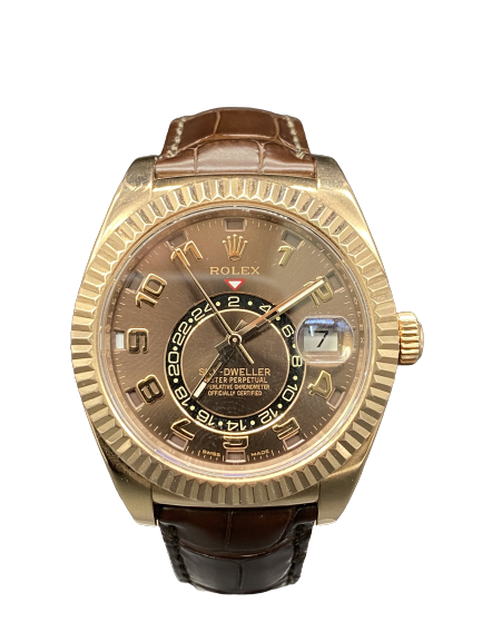 Rolex Sky dweller ref 326135 Or rose
