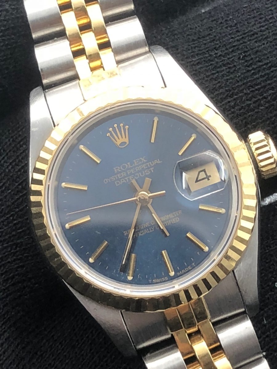 Rolex datejust Ref 69173 blue