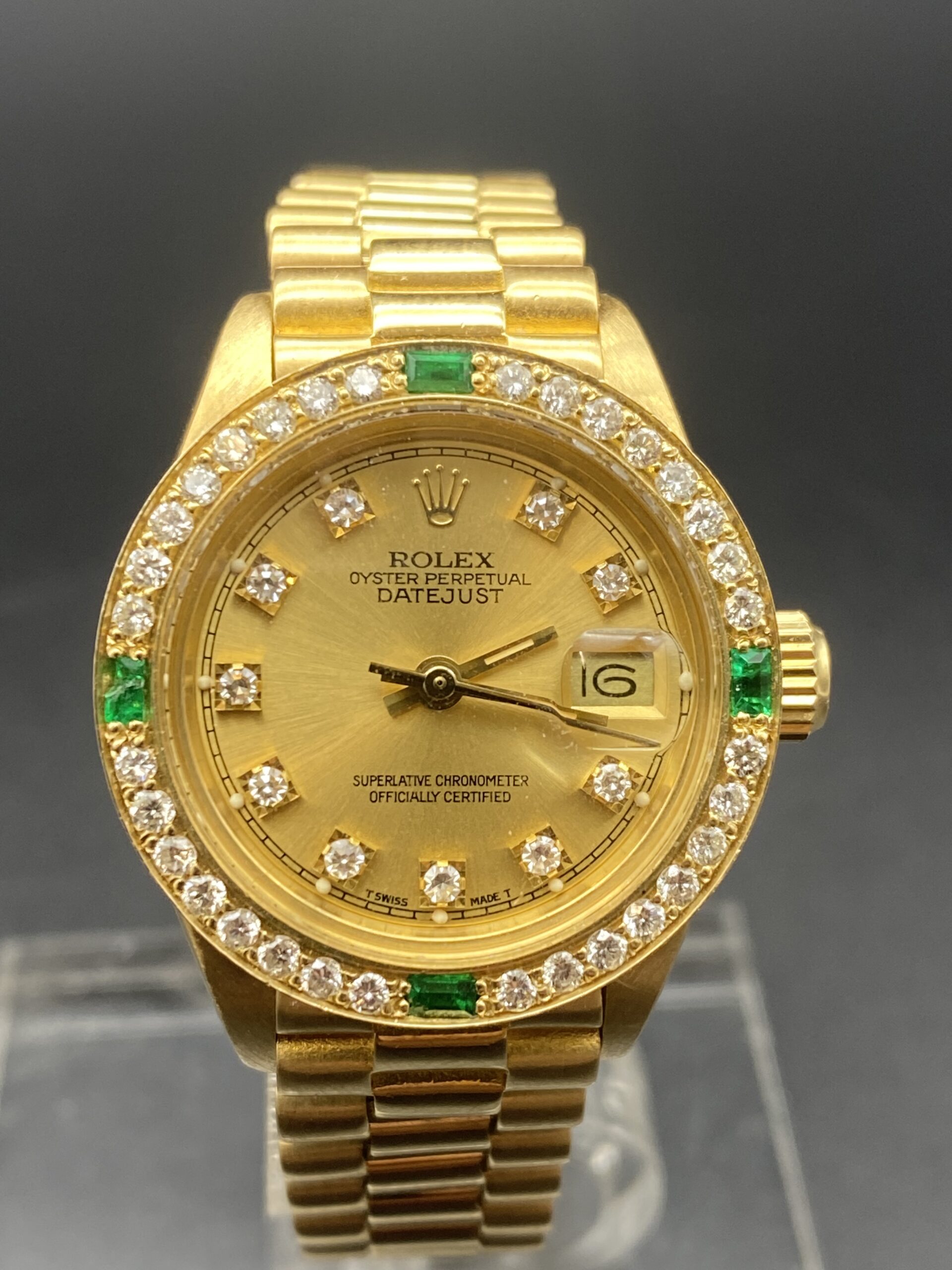 Rolex Lady ref 6917 diamants