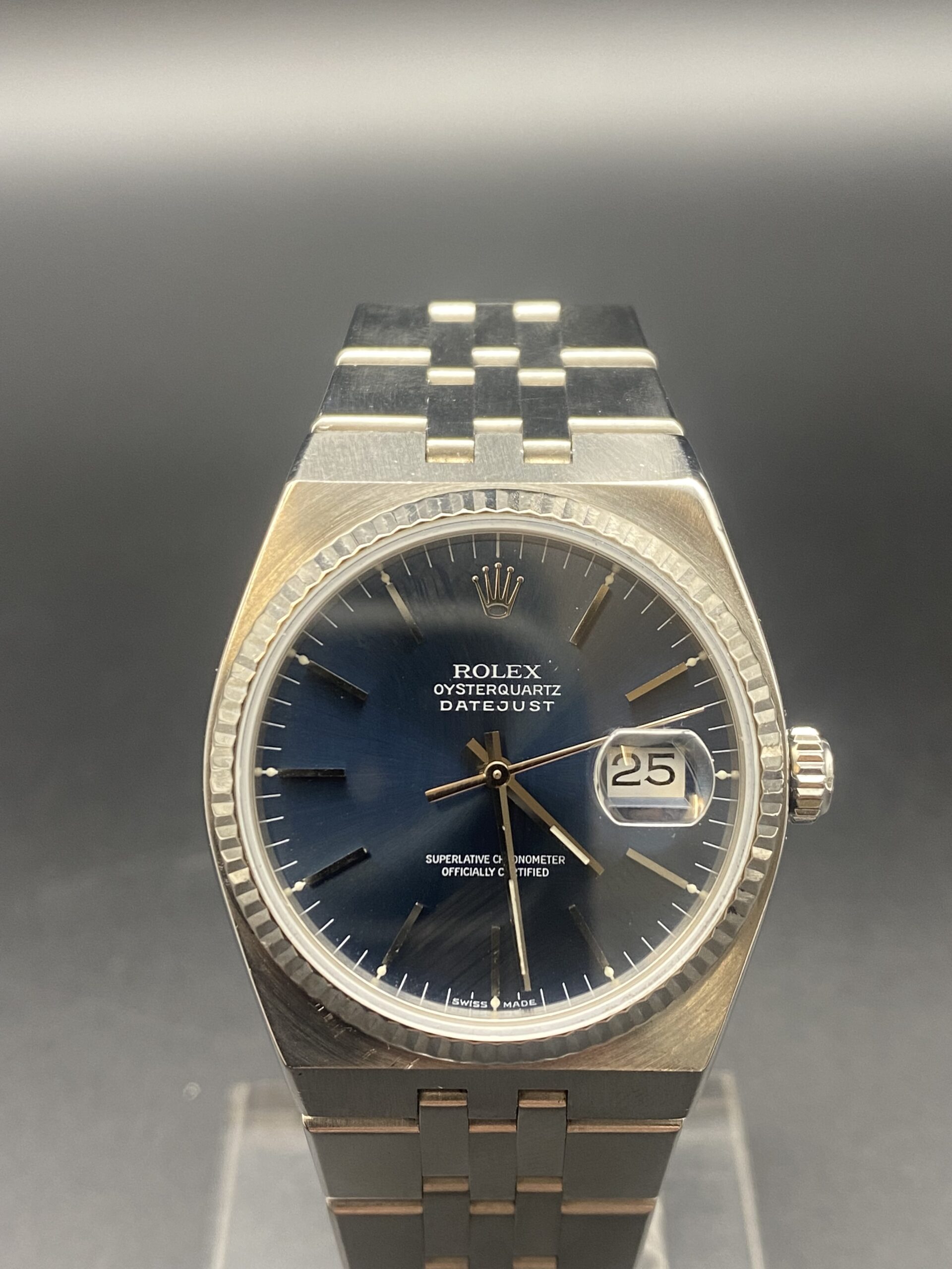 Rolex Oysterquarzt bleu ref 17014