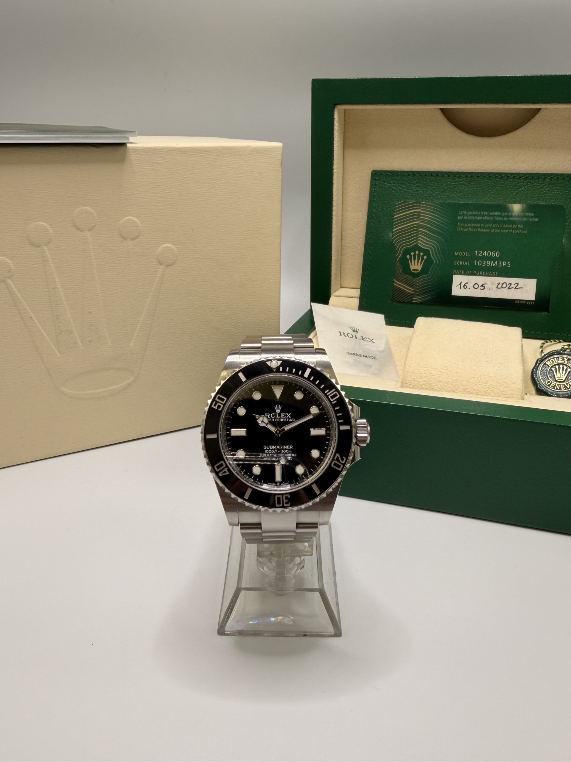 Rolex Submariner (No Date) full set ref 124060 année 2022 – Image 9
