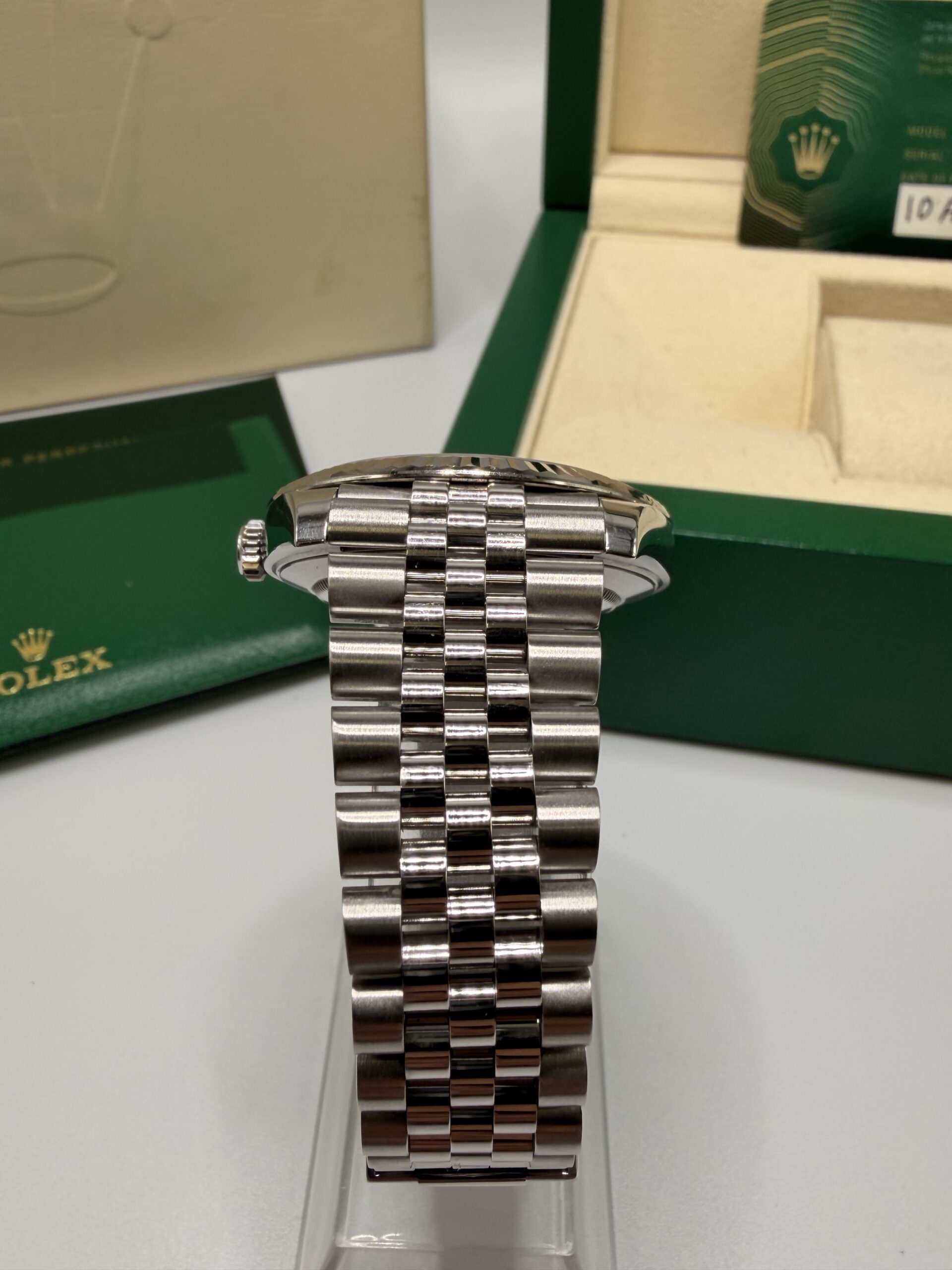 Rolex Datejust 41 ref 126334 Wimbledon with service card from 2022 – Image 5