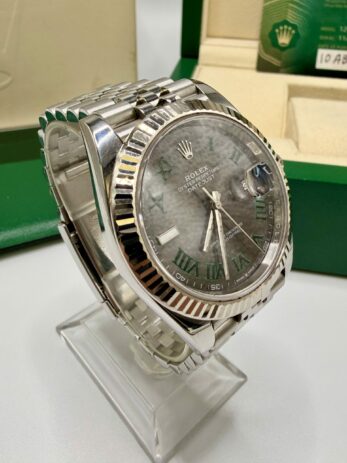 Rolex Datejust 41 ref 126334 Wimbledon with service card from 2022 – Image 7