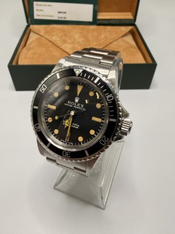Rolex Submariner (No Date) carte de révision Rolex 2022 ref 5513 année 1971 – Image 3
