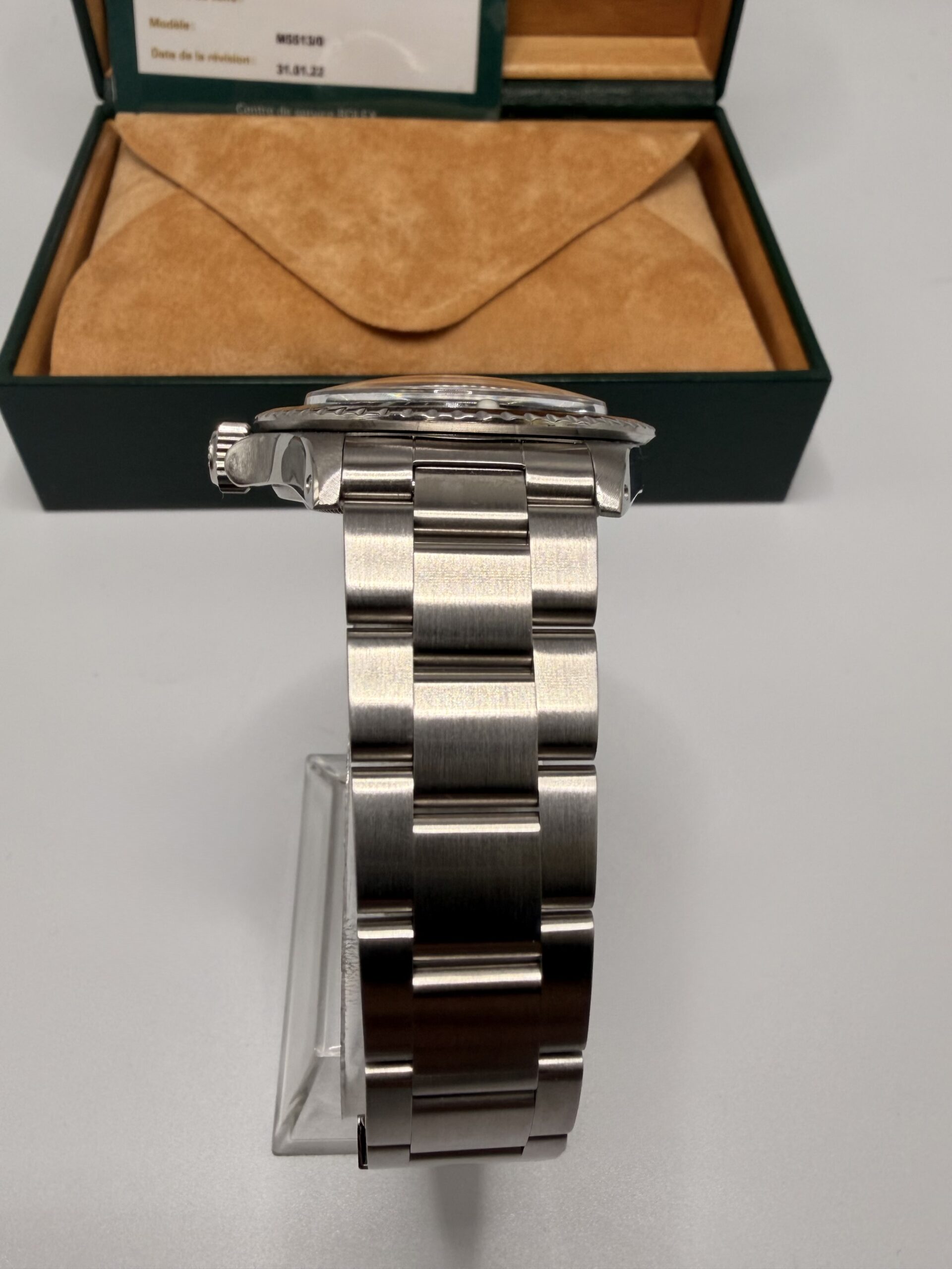 Rolex Submariner (No Date) carte de révision Rolex 2022 ref 5513 année 1971 – Image 5