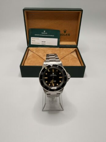 Rolex Submariner (No Date) carte de révision Rolex 2022 ref 5513 année 1971 – Image 9