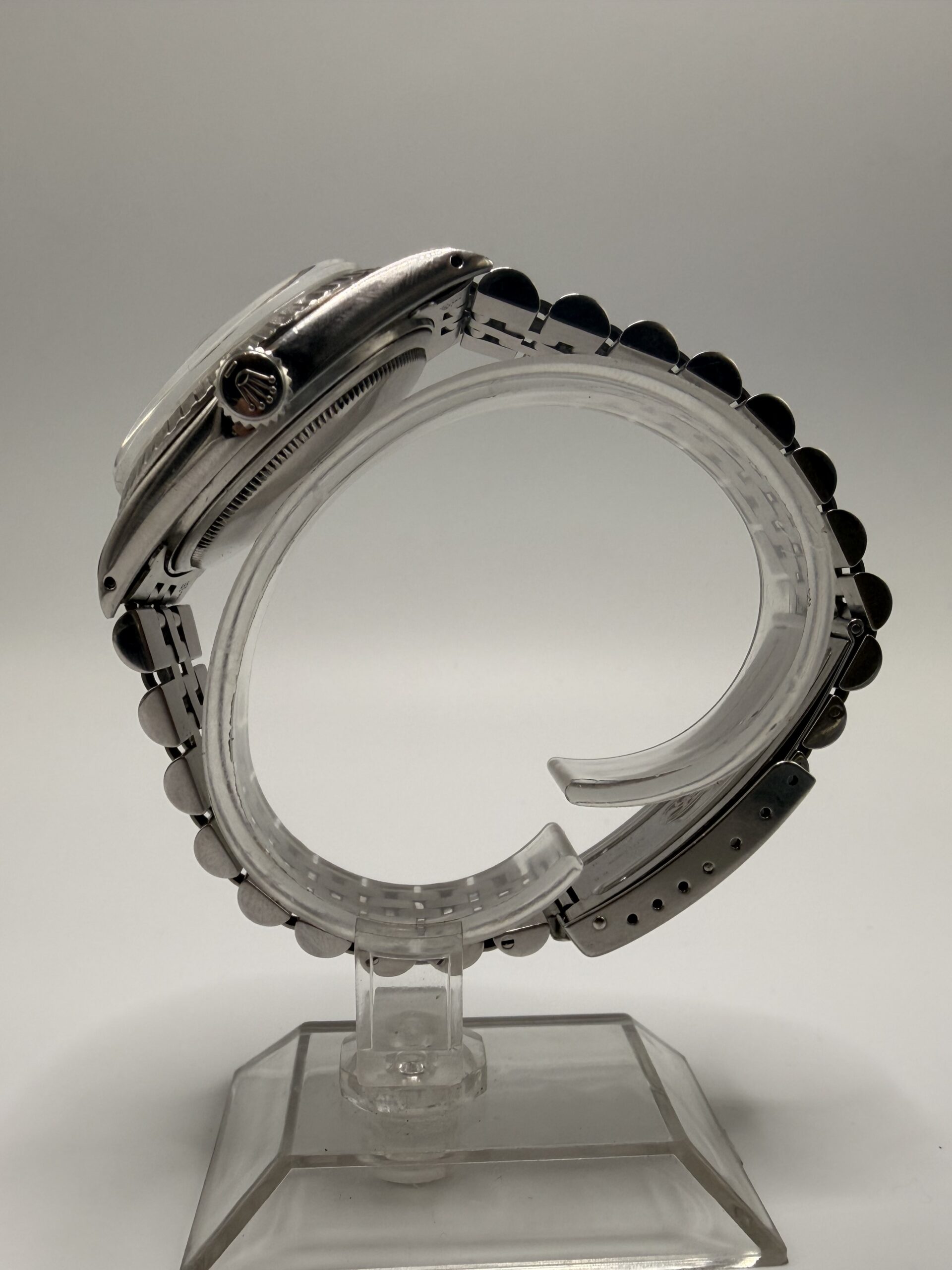 Rolex Datejust 36 Argent Linen Dial ref 1603 année 1974 – Image 4