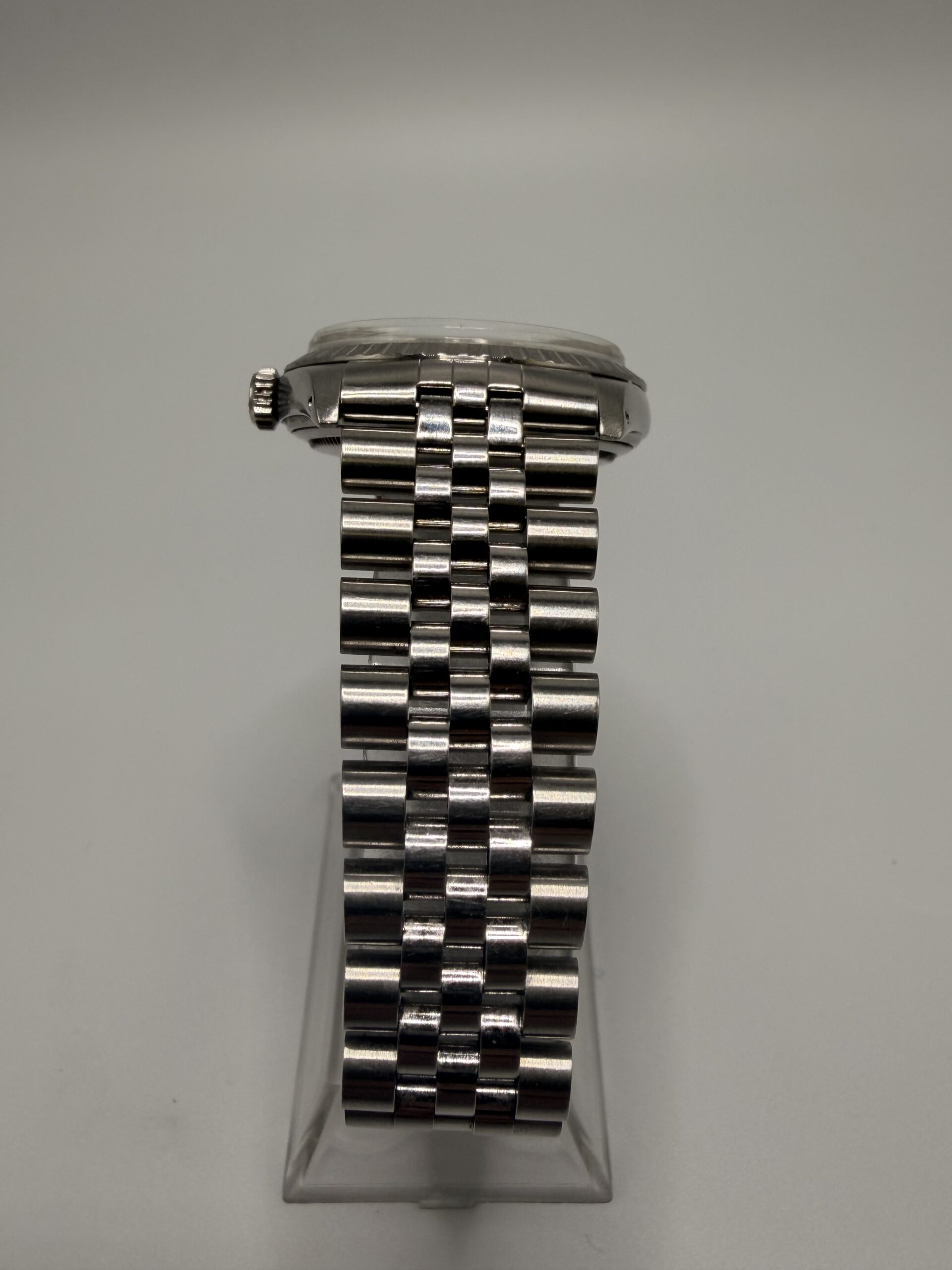Rolex Datejust 36 Argent Linen Dial ref 1603 année 1974 – Image 5