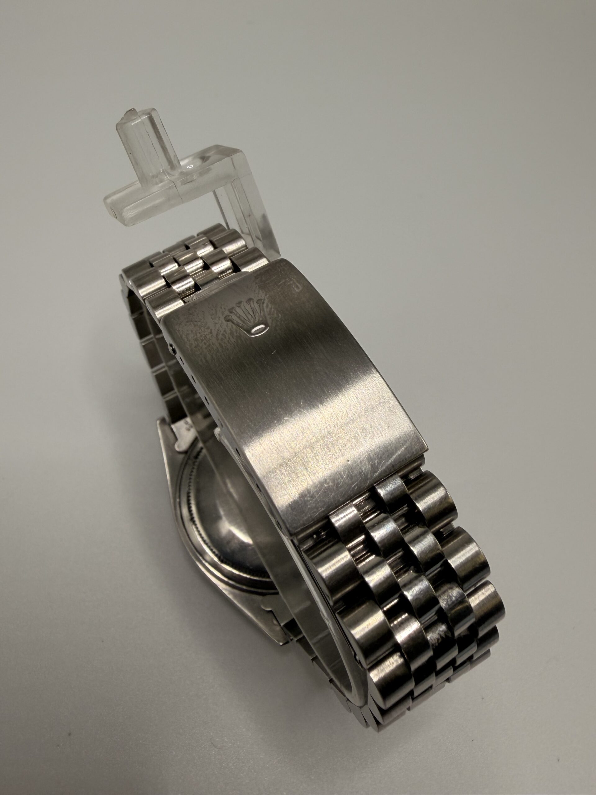 Rolex Datejust 36 Argent Linen Dial ref 1603 année 1974 – Image 8