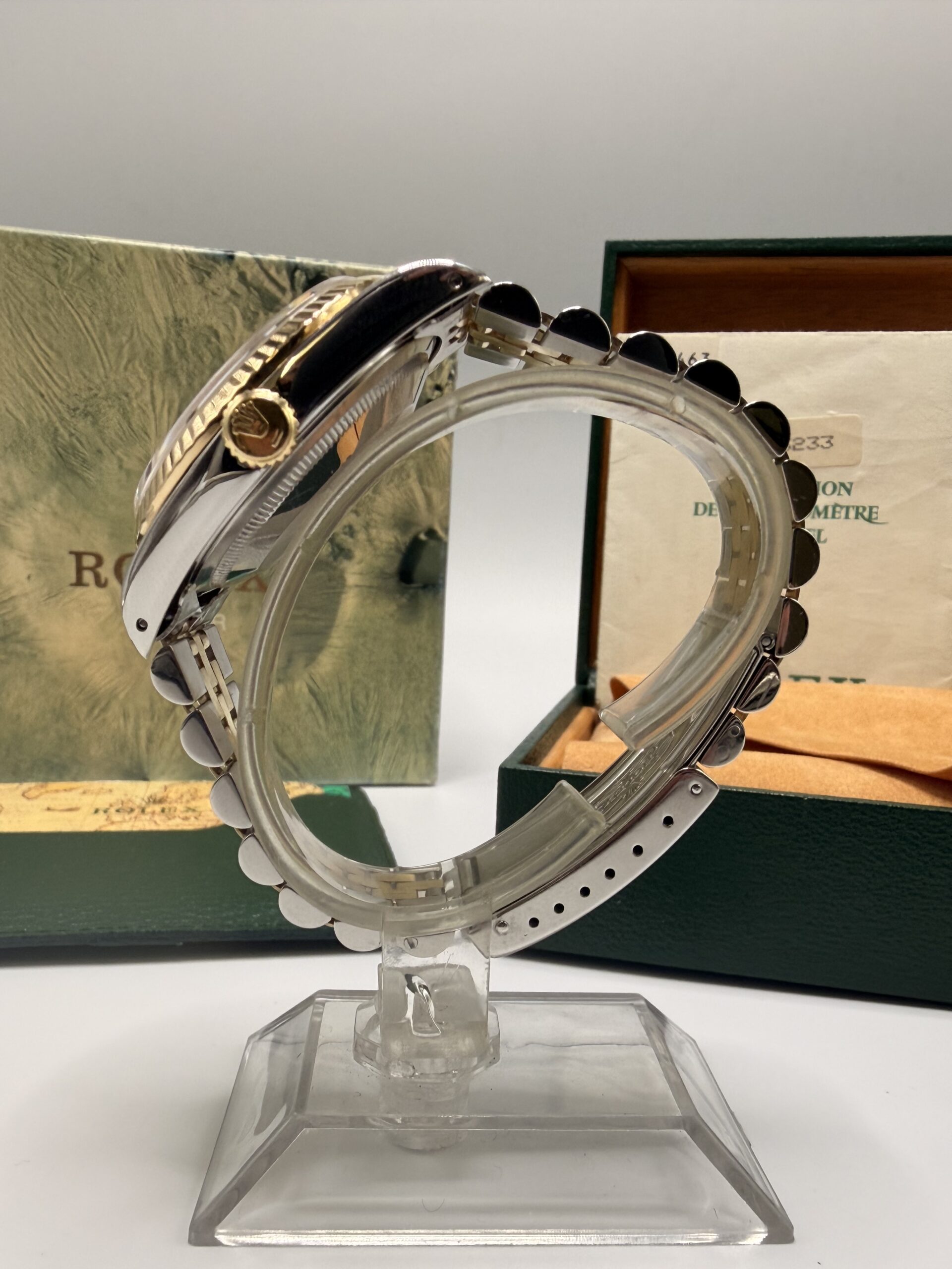 Rolex Datejust 36 ref 16233 Box&Papers 1991 Diamond Dial – Image 4