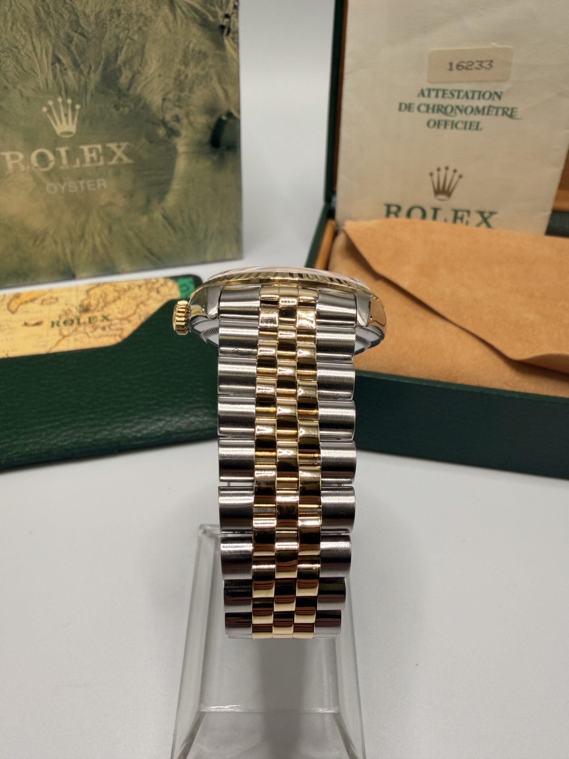 Rolex Datejust 36 ref 16233 Box&Papers 1991 Diamond Dial – Image 5