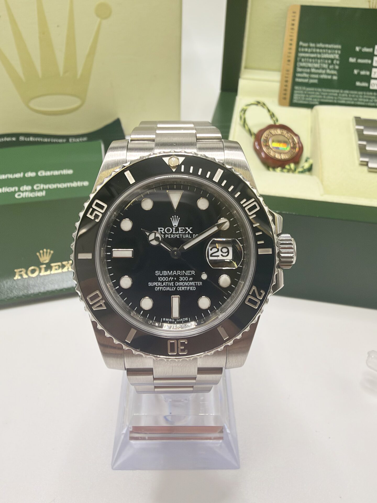 Rolex Submariner Date 116610LN Full Set année 2011