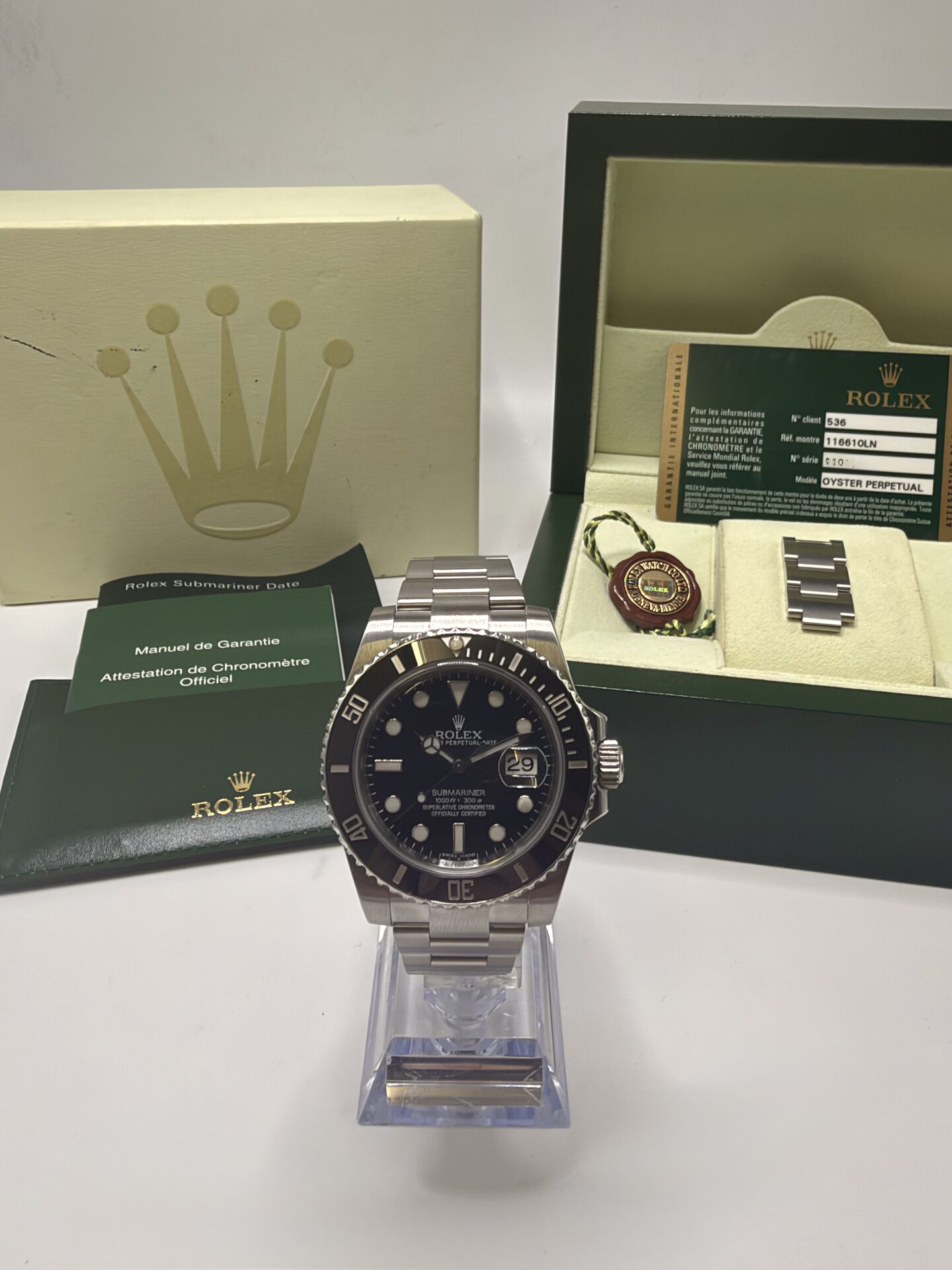 Rolex Submariner Date 116610LN Full Set année 2011 – Image 8