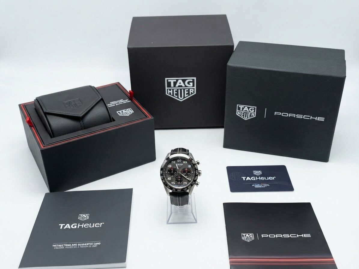 TAG Heuer Carrera Porsche Chronograph Special Edition ref CBN2A1F.BA0643 – Image 9
