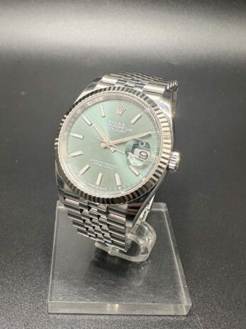 Rolex Datejust 126234 Cadran Green MINT Année 2022 – Image 4