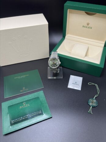 Rolex Datejust 126234 Cadran Green MINT Année 2022 – Image 8